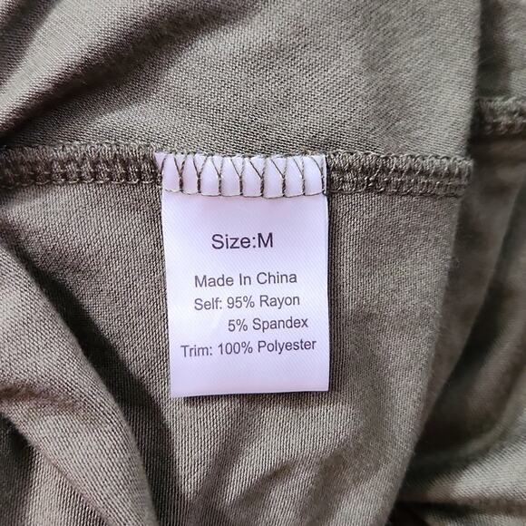 Daisy Fuentes Womens Green Lace‎ Sleeveless Lightweight Shark Bite Hem Dress Med - Picture 9 of 11